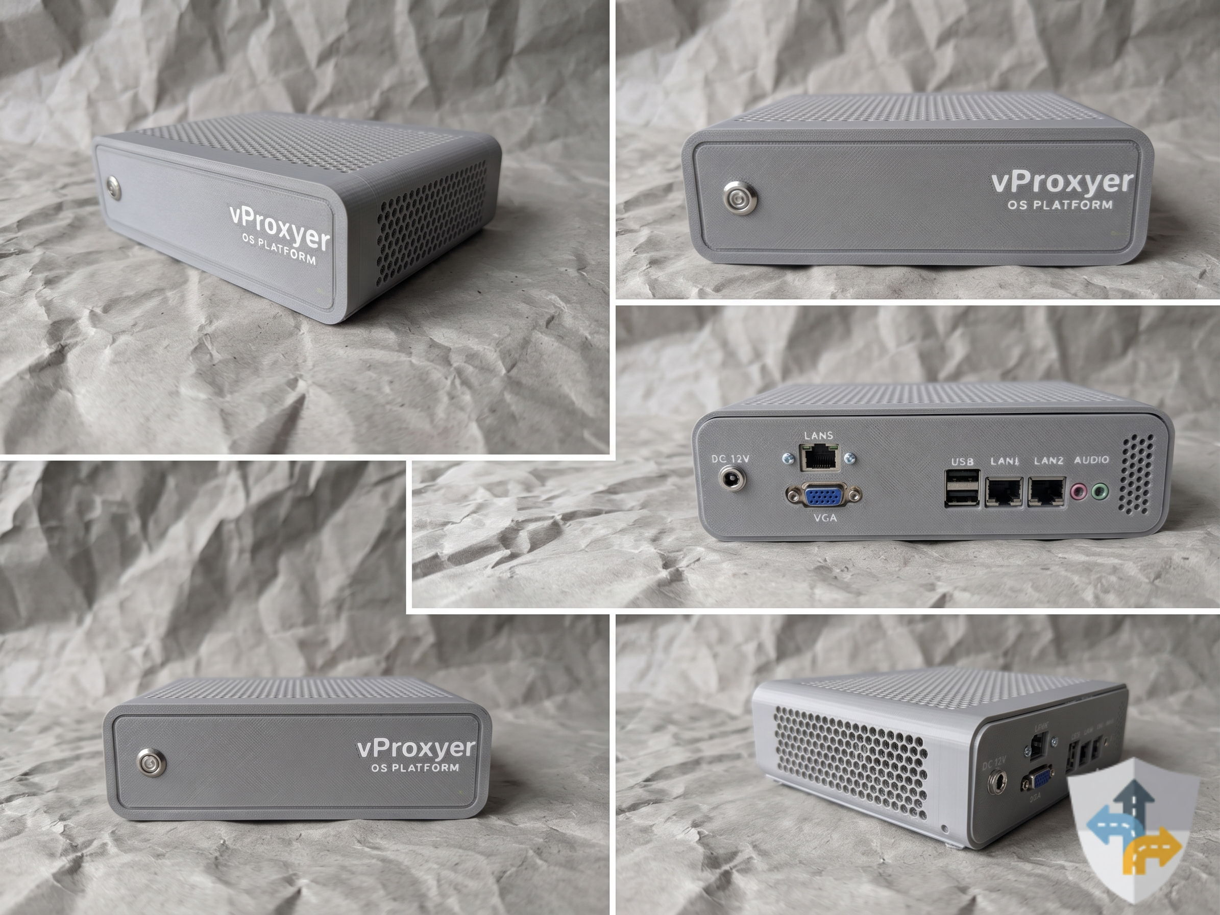 Thiết bị vProxyer model B31900 — ảnh collage sản phẩm